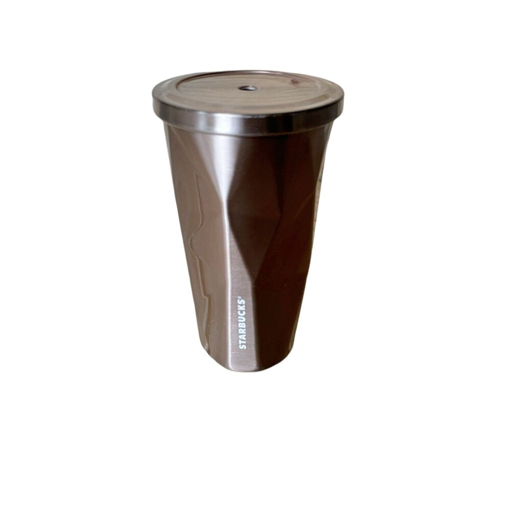 2012 Starbucks Rose Gold Stainless Steel Tumbler 16oz w/ Lid